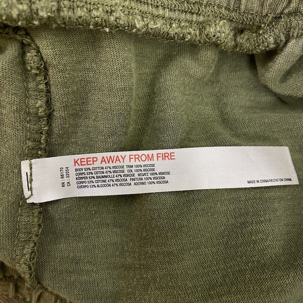 Daily Practice Anthropologie Joggers Womens XS Green Drop Crotch Lounge Hi Rise - Picture 5 of 12